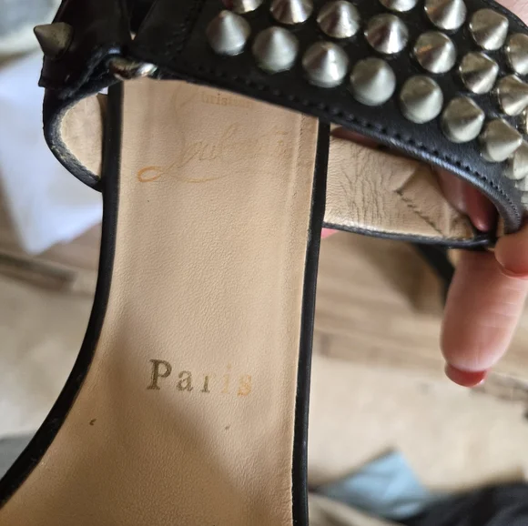 Christian Louboutin Cork Wedge Heels - Picture 3 of 4